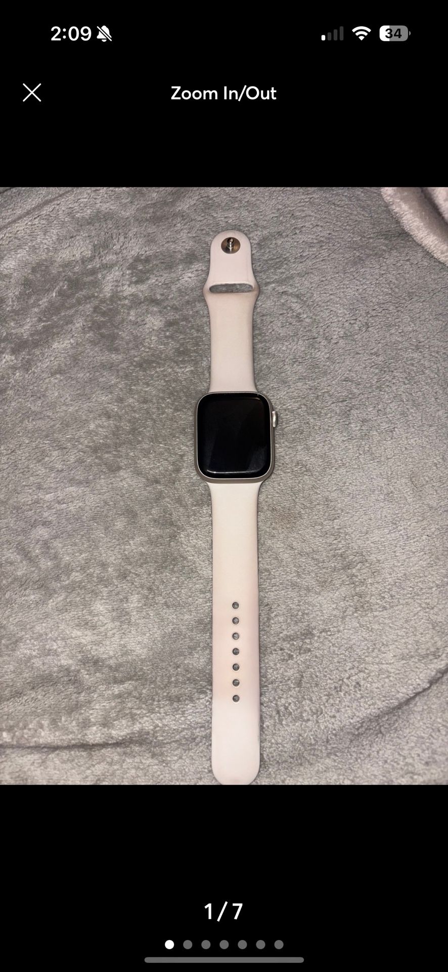 Apple Watch series 8 GPS version 45mm large starlight