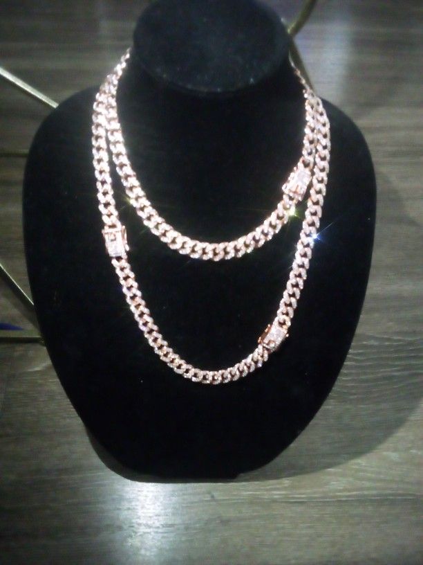 Rare Rose Gold Ice Celebrity 26" And 18"