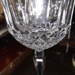 Fine crystal wine glasses (4)