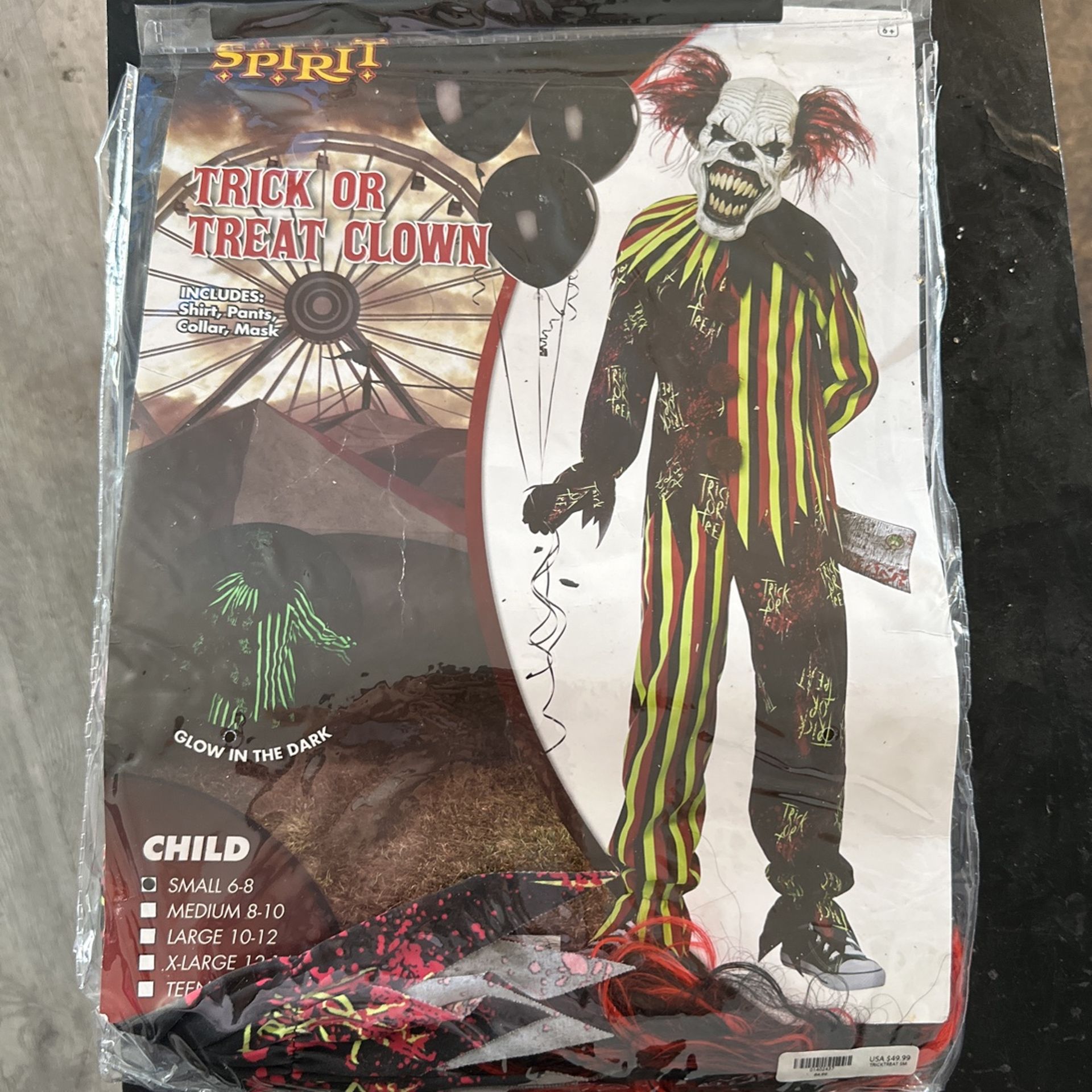 Trick Or Treat Clown Costume
