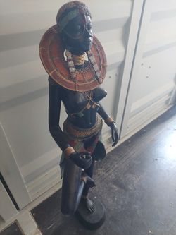 African Statue Bronze