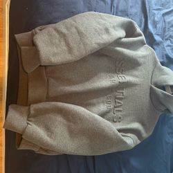 Grey Essentials hoodie