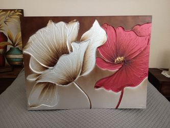 Wall art hand painted metallic oil painting 10.00