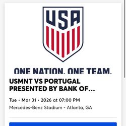 Tickets/boletos Portugal Vs USA