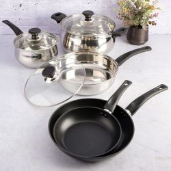 Stainless Steel Cooking Pot Set 