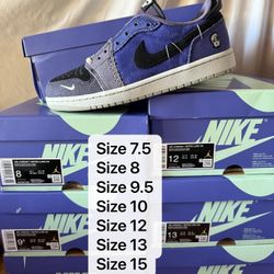 Air Jordan 1 Low Zion Williamson Voodoo All Mens Sizes 