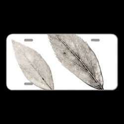 License Plate Novelty Car Front Leaves Leaf Plant Fall Foliage