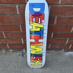 $45 (Cash Only) Size 8.25 Deathwish Skateboard Deck Price is FIRM. 
