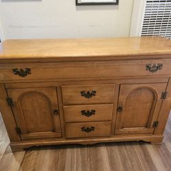 Antique Solid Wood Dresser 