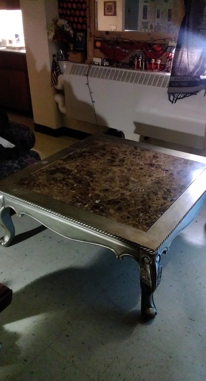 Antique Marble Coffee Table