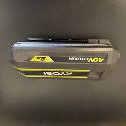 40V RYOBI BATTERY 2.0