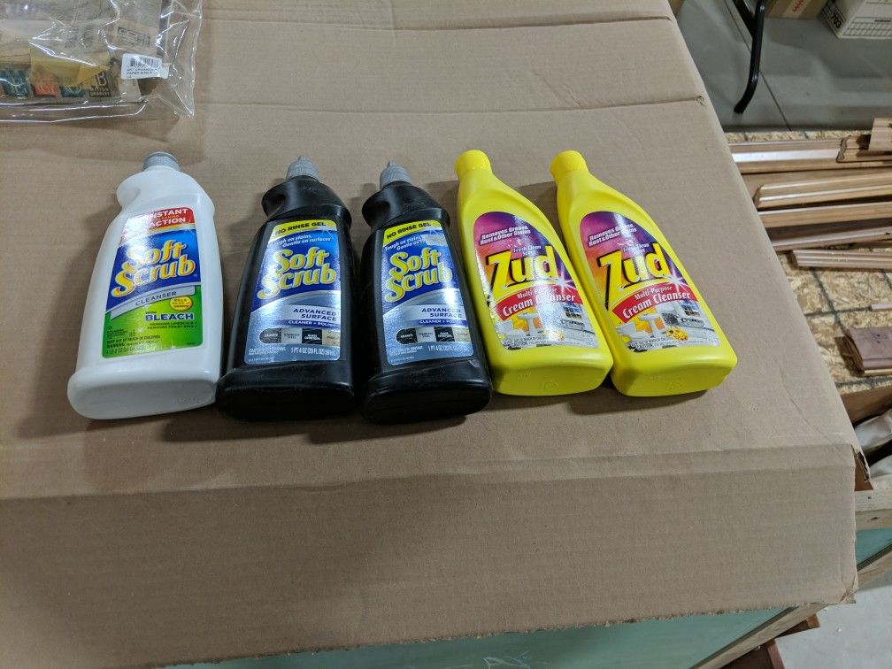 Assorted Scrubbing Cleansers