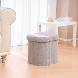 Foldable storage ottoman