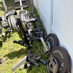 Marcy Pro XRS 20 & The ABENCH Adjustable Weight Bench Set w/ Attachments