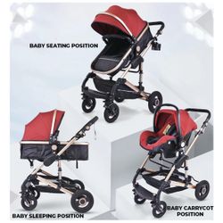 Selling A AVIONATI 3-in-1 Baby Stroller Car Seat Combo Travel System