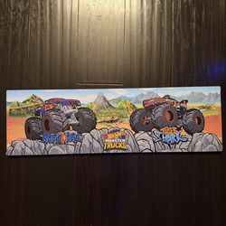 Hot Wheels Monster Trucks wall art