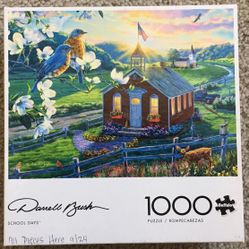Jigsaw Puzzle SCHOOL DAYS Buffalo NO MISSING PIECES 