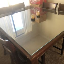 Dining table and chairs