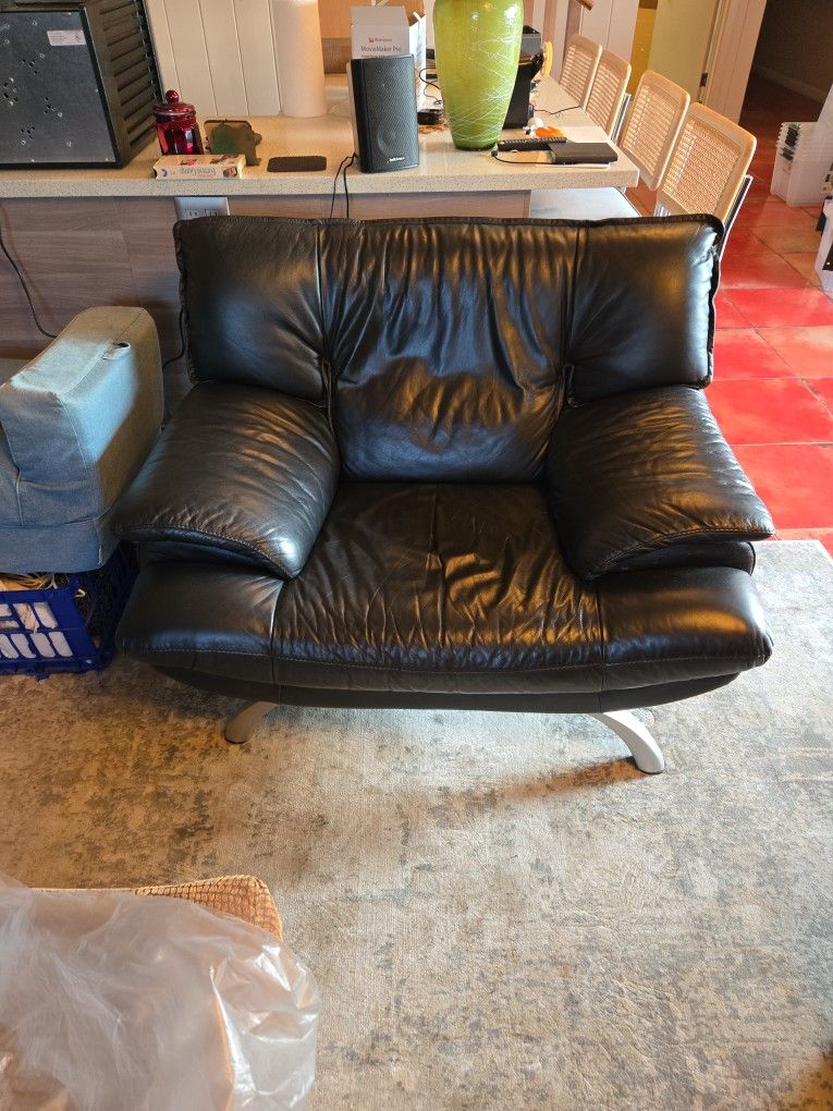 Leather Couch And Chair