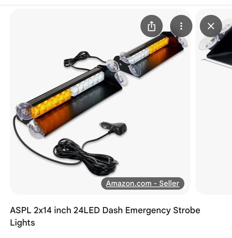 Emergency Lights( For Vehicle Dashboard)