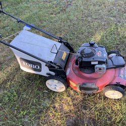 Lawn Mower Self Propelled Rear Bagger My her Stars Easy Runs Strong 