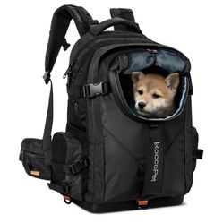 Dog Carrier Backpack，Pet and Laptop All-in-One Bag