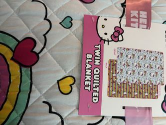 Hello Kitty Quilt Blanket Twin