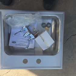 Sink, Stainless w/ Aquaspec Faucet - Drop In