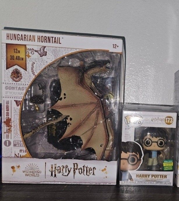 Harry Potter Funko Pop And Hungarian Horntail