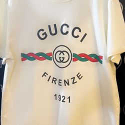 Cotton jersey 'Gucci Firenze 1921' T-shirt