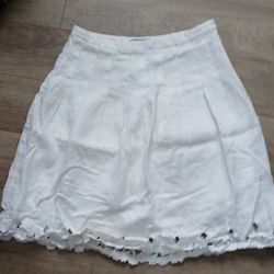 Ann Taylor Eyelet A-Line Skirt Size 6
