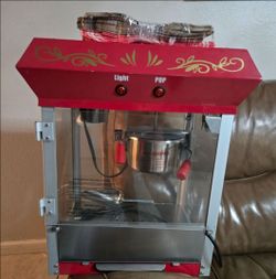 Red Countertop Popcorn Machine