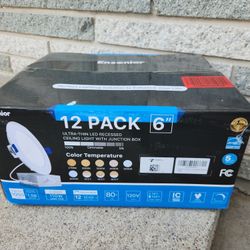 New Recessed Lights Multi White Color 12-pack