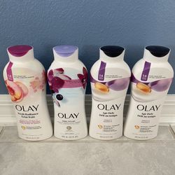4 Brand New Olay Body Wash Bundle Set 