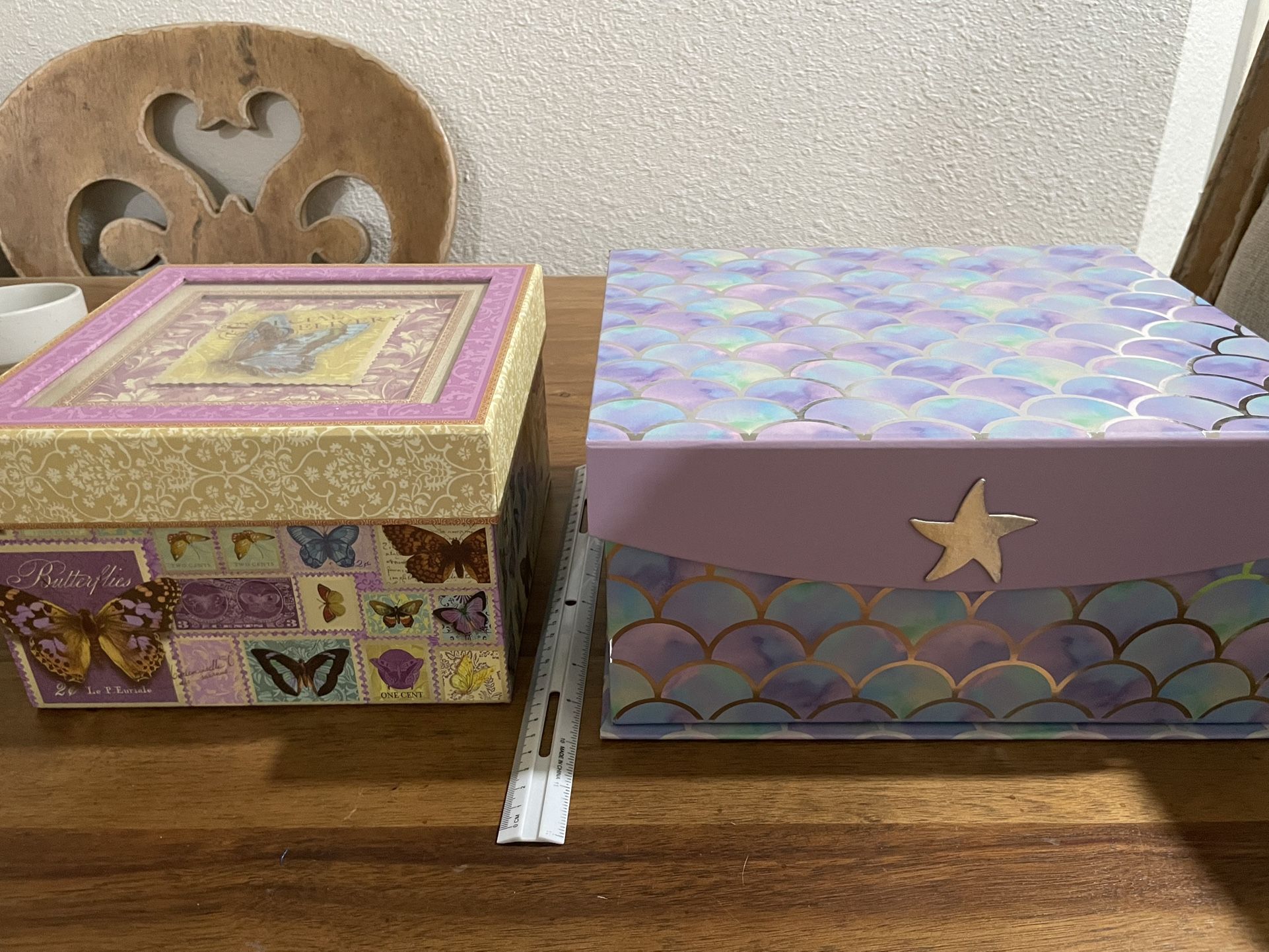 2 Like New Decorative Boxes $5 Both