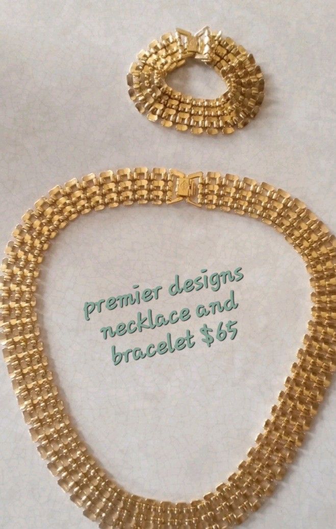 Premier Designs Necklace And Bracelet