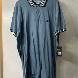 Two Mens Dress Polo Shirts New