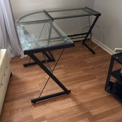 Glass Desk 