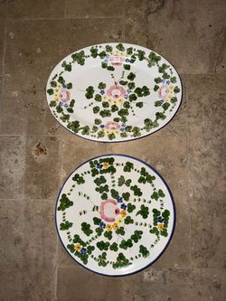 Ivy by the shore plate SET