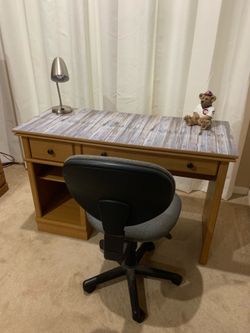 Desk and chair