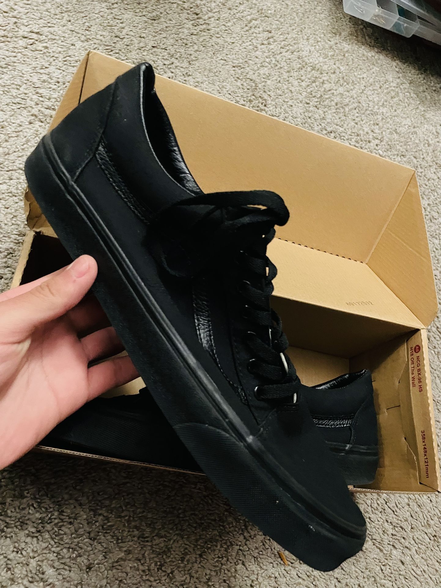Vans Black Sz 15