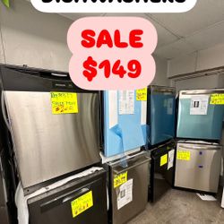 Dishwashers All On Sale With Warranty