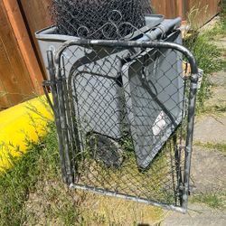 3’ Cyclone Fencing Approximately 60’ With Gate
