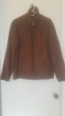 Claiborne Brown Jacket, Nice Padding Liner With Packets, Light Wear A Few Times Dry Cleaning Once Size medium 