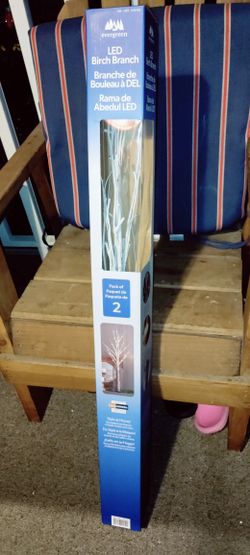Beautiful White Birch LED Branches. Two Pack.