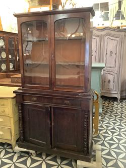 Apothecary Step-back cabinet