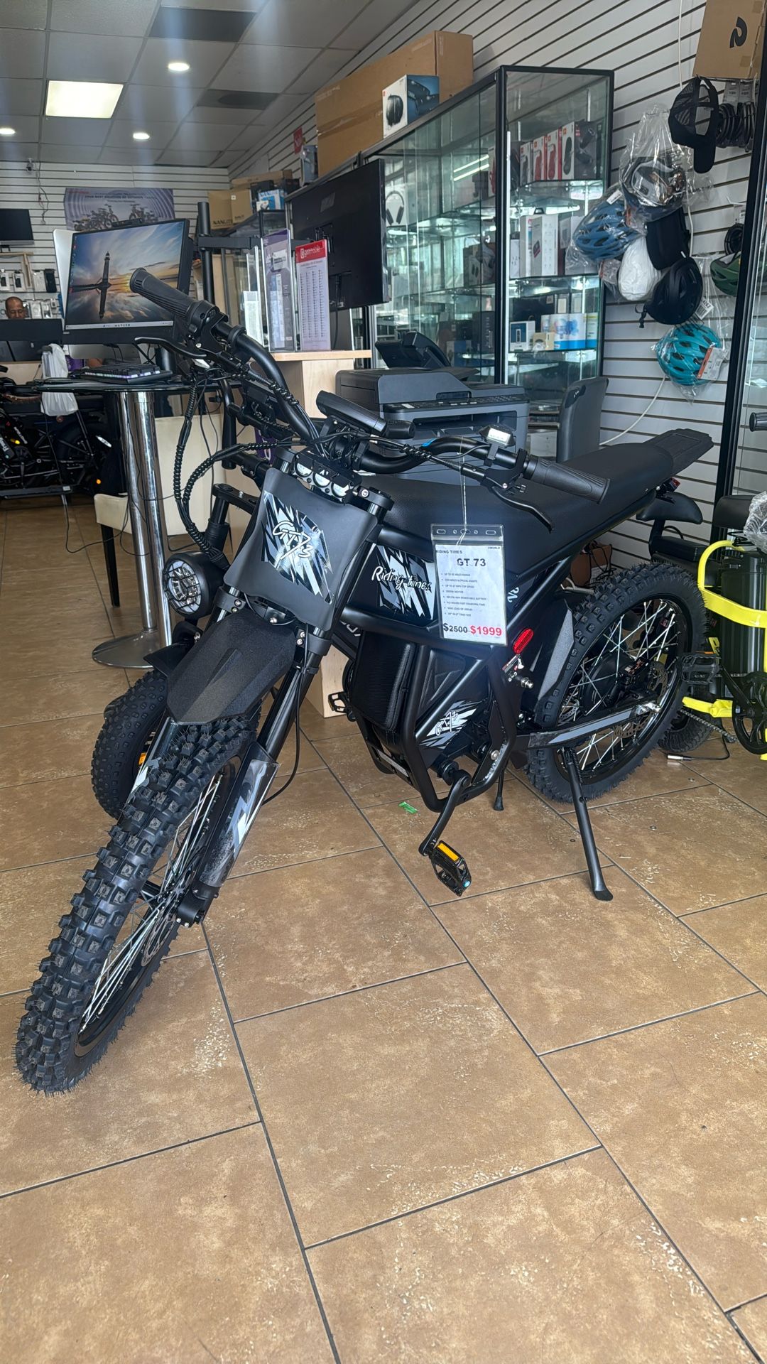 New Electric Bike / Riding time Gt 73 / Payment Available/ Warranty 
