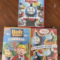 Kids DVDs -Thomas And Friends, Bob the Builder