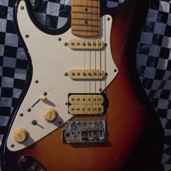Aria Pro II Fullerton (Strat-Style) Left-Handed Electric Guitar $99