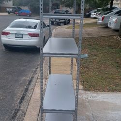 Industrial Metal Shelves  Only 1 Available 